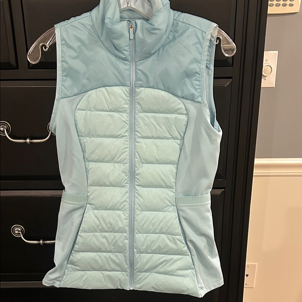 Lululemon Light Blue Puffer Vest